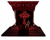 Gothic cross vamp throne