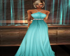 Beautiful Blue-Teal Gown