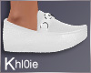 K white loafers M