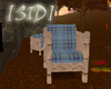 [SID] Blue Plaid Chair1
