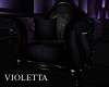 Violet Goth Couple Chair