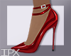 Belted Pumps 74 Red