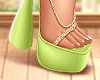 Green Summer Shoes