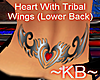 ~KB~ Heart Tribal Wings