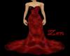 Scarlet rose Gown