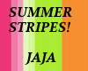 Summer Stripes Toy Baskt