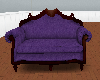 purple antique sofa