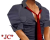 *JC*Red Tie Wed-Shirt