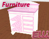 *E* Pink Changing Table