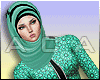 ♔ Bilqis Green Abaya