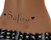 Safira Back Tattoo