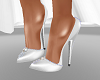 SR~Wedding White Heels