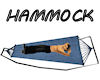 !Camp hammock blue