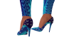 Blue Geode Shoes