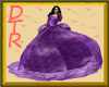 ~DTR~ Black Purple Gown