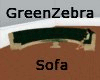 Green Zebra sofa