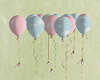 Pink & Blue Balloons