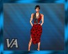 Celia Dress (red)