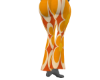70's FLOWER BELL BOTTOMS