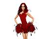 m28 red Couture Dress