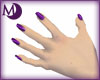 Curvacious Violet Nails