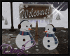 Q Winter Snowmen Welcome