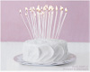 Pink White Birthday Cake