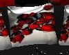 (E) blood roses couch