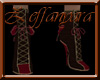 Z Steampunk Boots Red