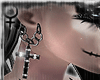 Gothi] DiaCross Earrings
