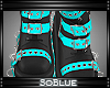 *SB* Blue Goth Boots