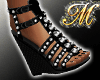 ^MQ^ Black Sexy Sandal