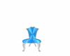 Blue BombShell Chair
