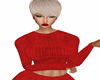 Knit Top Red