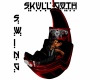 Skull goth Cuddle Swing