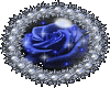 animated blue flower
