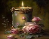 ROSES N CANDLE PICTURE