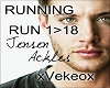 Jensen Ackles running