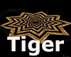 Tiger skin texture floor