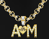 A+M necklace