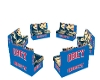 OBEY 6 piece couch set
