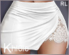 K white lace skirt RL