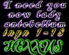 i need you now