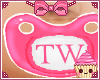 ! TWIN Pacifier Pink 