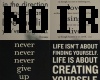 [Noir]Life quote~request