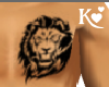 [WK] Lion Tattoo Chest