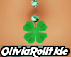 Clover Belly Ring