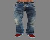 !R! Belted Jeans Blue