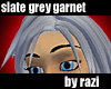 Slate Blue Garnet