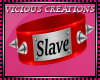 *V* Red Slave Collar